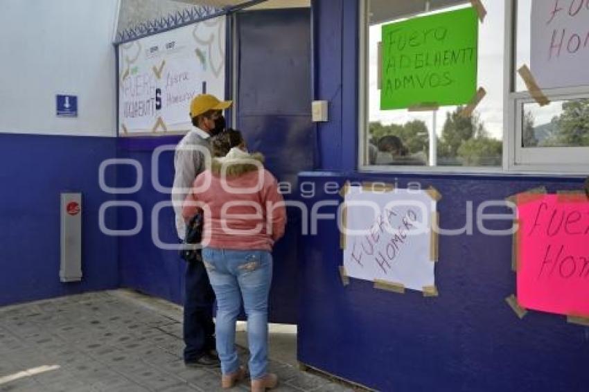 TLAXCALA . PROTESTA SEP