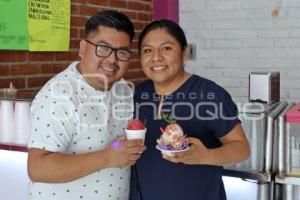 ATLIXCO . HELADO EN NOGADA