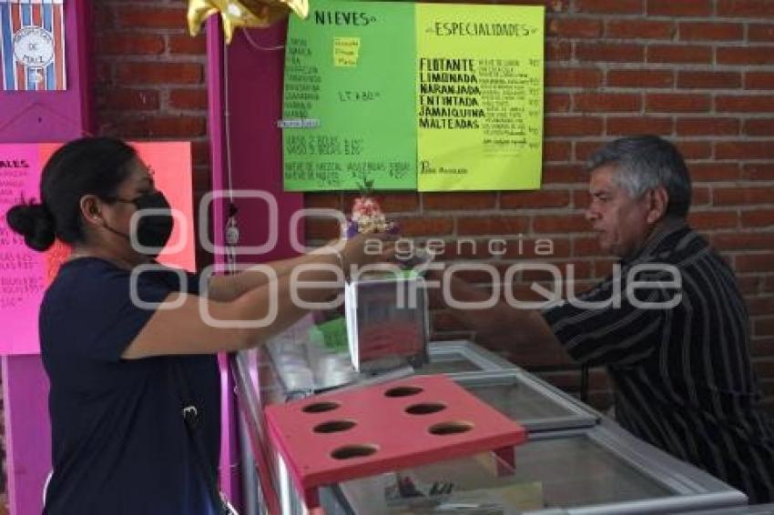 ATLIXCO . HELADO EN NOGADA