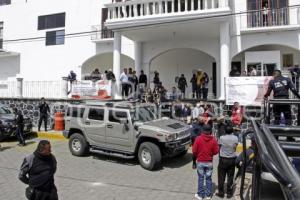 TLAHUAPAN . MOVILIZACIÓN POLICIACA