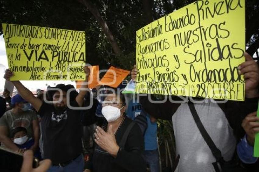 MANIFESTACIÓN . CENTRAL DE ABASTO