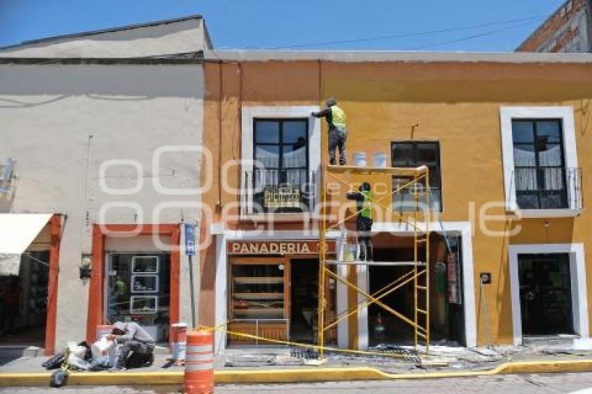 TLAXCALA . REHABILITACIÓN FACHADAS