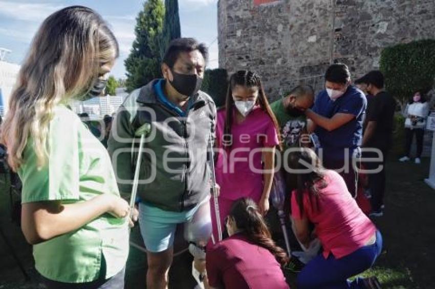 SAN ANDRÉS CHOLULA . ENTREGA PRÓTESIS