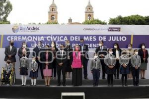 SAN ANDRÉS CHOLULA . CEREMONIA CÍVICA