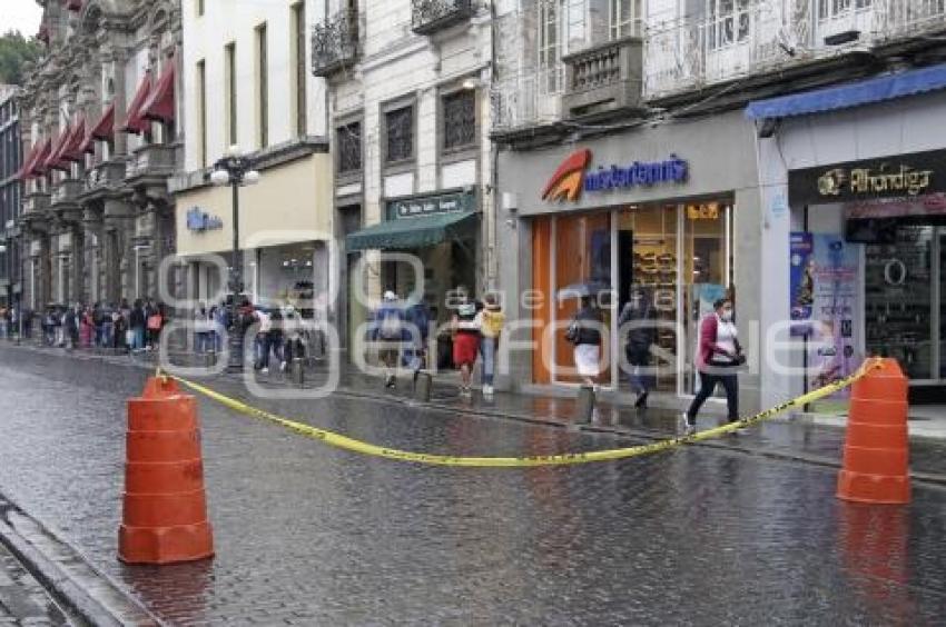 ZÓCALO . CIERRES VIALES