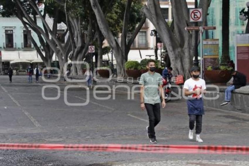 ZÓCALO . CIERRES VIALES