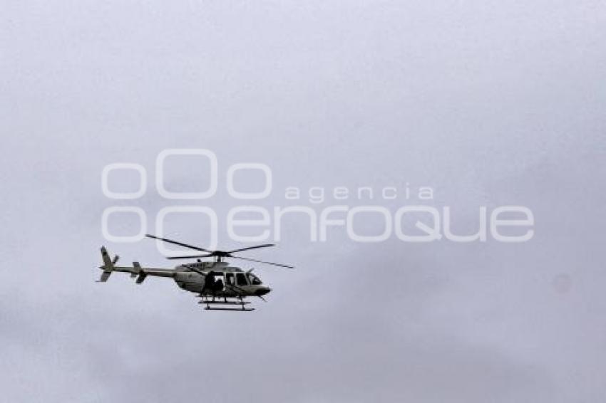 SEGURIDAD . PATRULLAJE HELICÓPTERO