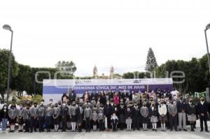 SAN ANDRÉS CHOLULA . CEREMONIA CÍVICA