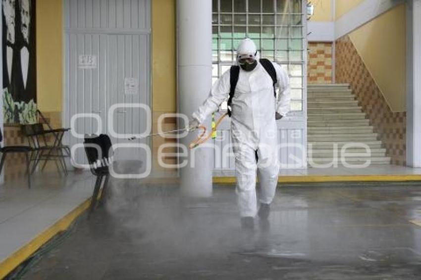 ATLIXCO . SANITIZACIÓN ESCUELAS