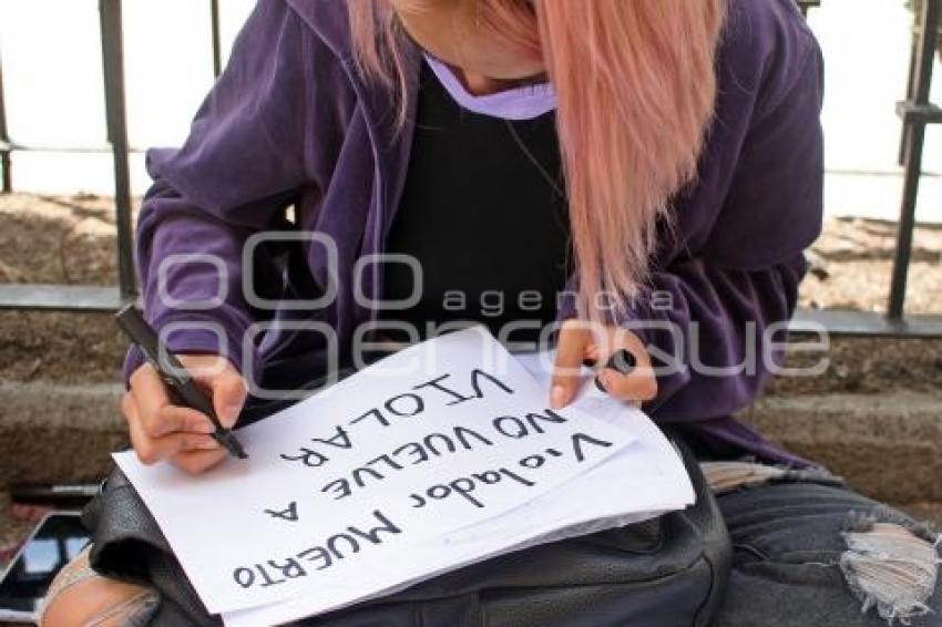 TLAXCALA . PROTESTA FEMINISTAS