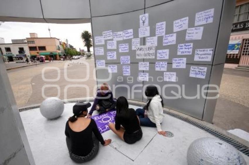 TLAXCALA . PROTESTA FEMINISTAS