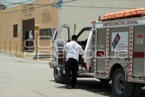 SEGURIDAD . EVACUACIÓN OLOR A GAS