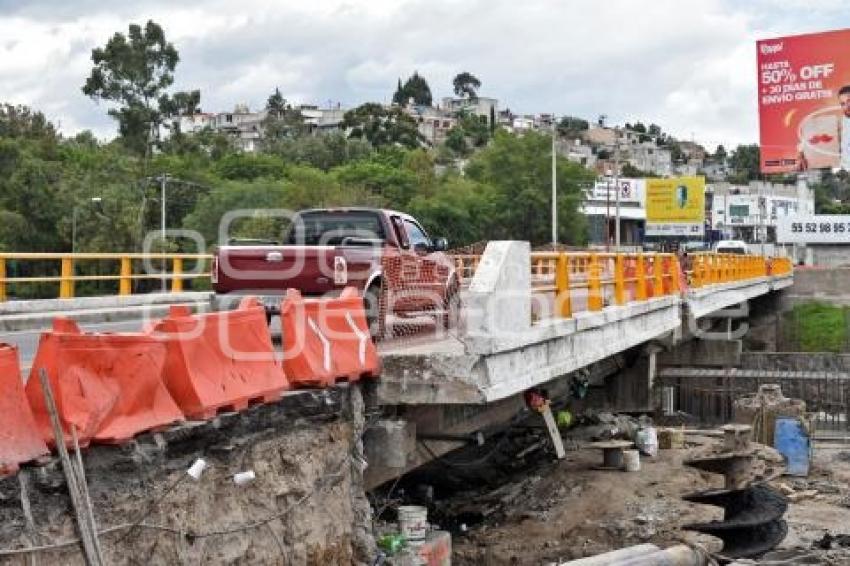 TLAXCALA . RECONSTRUCCIÓN PUENTE