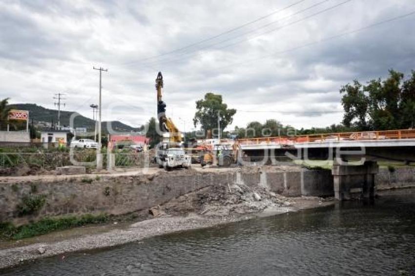 TLAXCALA . RECONSTRUCCIÓN PUENTE