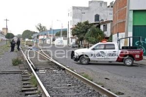 NOTA ROJA . ATROPELLADO TREN