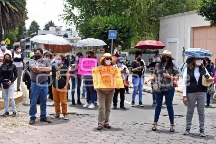 TLAXCALA . PROTESTA JUBILADOS