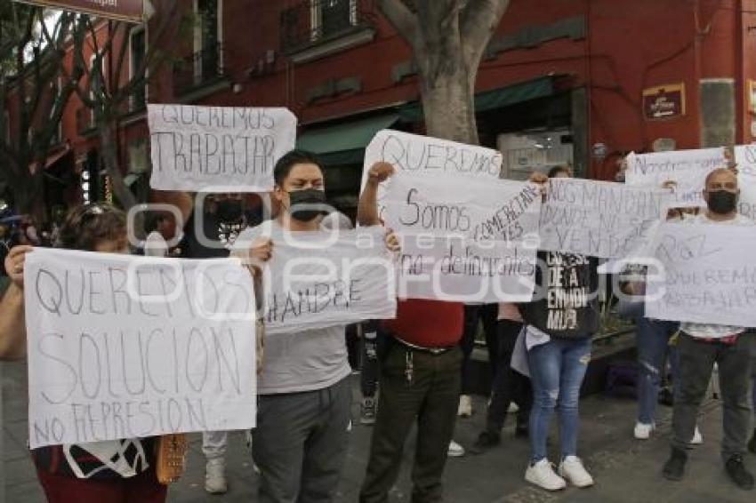 AMBULANTES . MANIFESTACIÓN