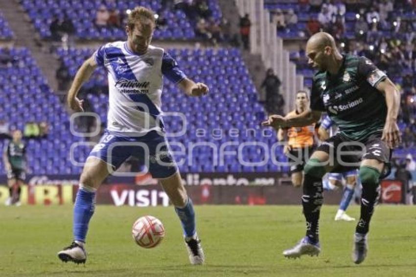 FÚTBOL . CLUB PUEBLA VS SANTOS