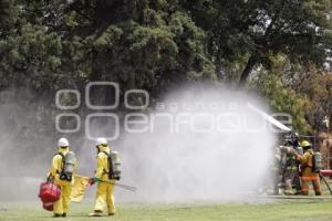 SEGURIDAD . SIMULACRO EMERGENCIA QUÍMICA