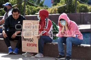 TLAXCALA . PROTESTA XICOHTZINCO