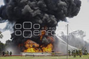 SEGURIDAD . SIMULACRO EMERGENCIA QUÍMICA