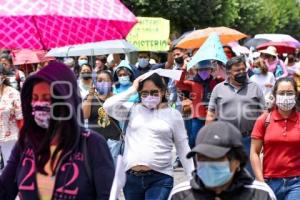 TLAXCALA . PROTESTA JUBILADOS