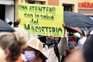 TLAXCALA . PROTESTA JUBILADOS