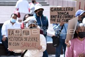 TLAXCALA . PROTESTA XICOHTZINCO