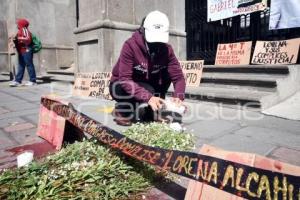 TLAXCALA . PROTESTA XICOHTZINCO