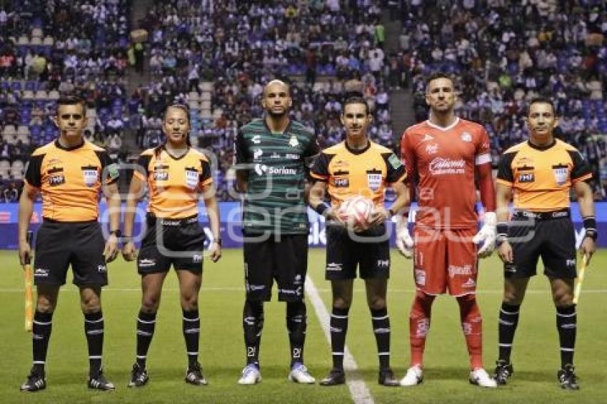 FÚTBOL . CLUB PUEBLA VS SANTOS