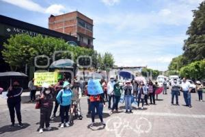 TLAXCALA . PROTESTA JUBILADOS