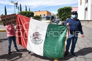 TLAXCALA . PROTESTA XICOHTZINCO