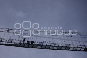 PUENTE COLGANTE . AFECTACIONES