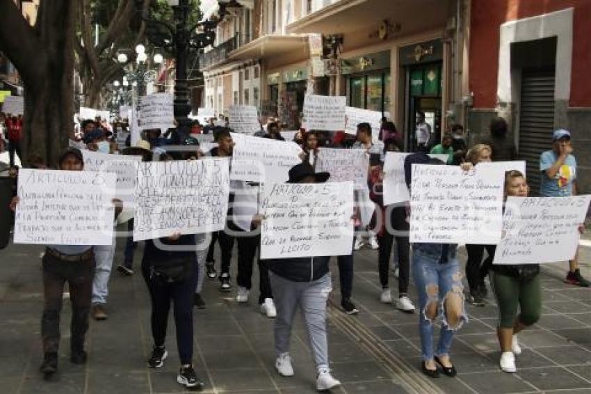 MANIFESTACIÓN AMBULANTES