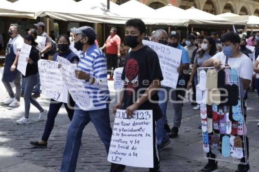 MANIFESTACIÓN AMBULANTES