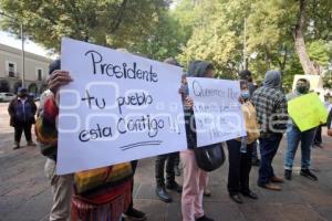 TLAXCALA . MANIFESTACIÓN TLALCUAPAN