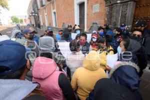 TLAXCALA . MANIFESTACIÓN TLALCUAPAN