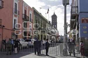 CONGRESO . CIERRE CALLE