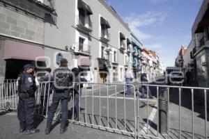 CONGRESO . CIERRE CALLE