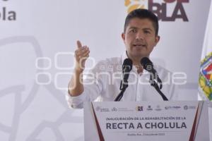 REHABILITACIÓN RECTA A CHOLULA