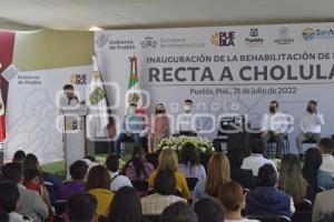 REHABILITACIÓN RECTA A CHOLULA