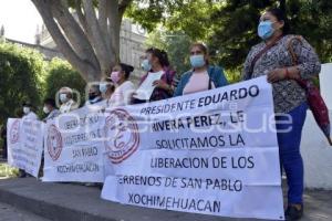 MANIFESTACIÓN . SAN PABLO XOCHIMEHUACAN