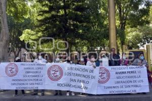 MANIFESTACIÓN . SAN PABLO XOCHIMEHUACAN