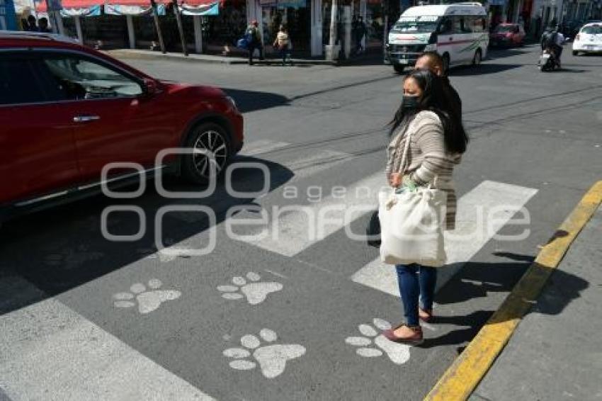 ATLIXCO . CRUCE HUELLITAS