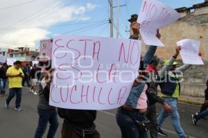 MANIFESTACIÓN . COMERCIANTES 46 PONIENTE