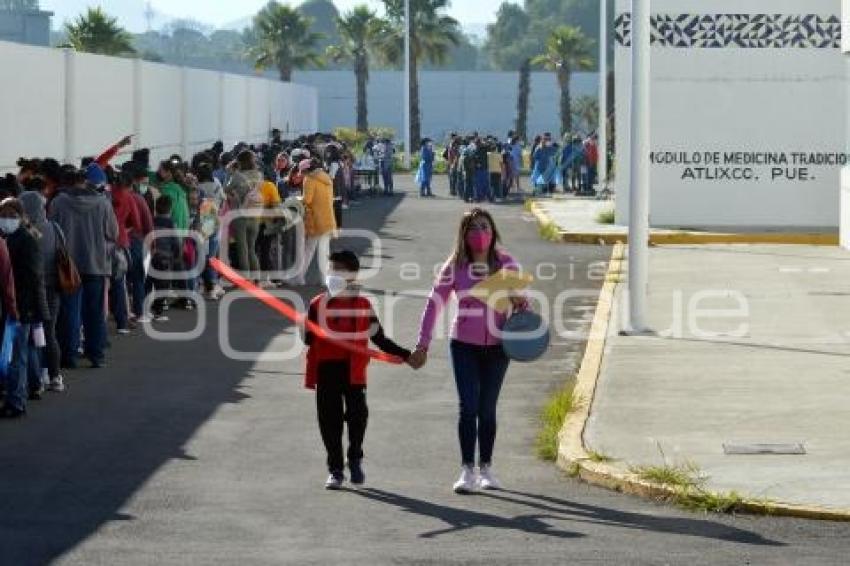 ATLIXCO . VACUNACIÓN INFANTIL COVID-19