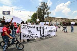 MANIFESTACIÓN COMERCIANTES 46 PONIENTE