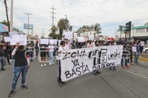 MANIFESTACIÓN COMERCIANTES 46 PONIENTE