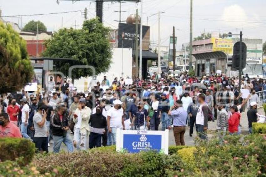 MANIFESTACIÓN COMERCIANTES 46 PONIENTE