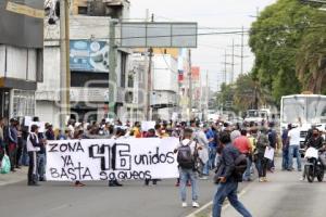 MANIFESTACIÓN COMERCIANTES 46 PONIENTE